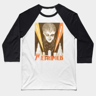 Metropolis / Cult Sci Fi Film Baseball T-Shirt